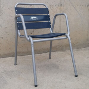 Joc taula i cadires terrassa color blau d'ocasió a cabauoportunitats.com Balaguer - Lleida - Catalunya