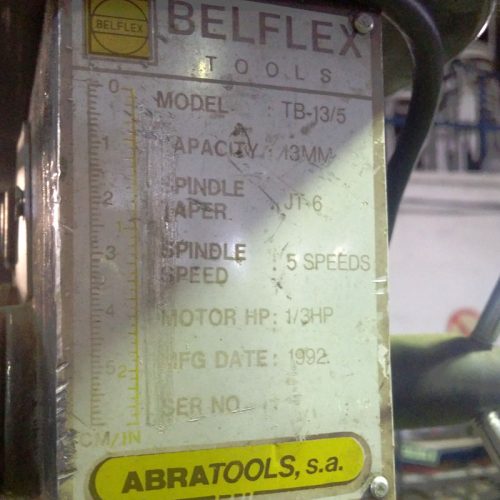 Trepant columna BELFLEX TB 13/5 d'ocasió a cabauoportunitats.com Balaguer - Lleida - Catalunya