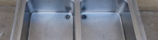 Fregadero industrial 2 senos 110cm de ocasión en cabauoportunitats.com