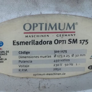 Esmolet OPTIMUM SM 175 d'ocasió a cabauoportunitats.com Balaguer - Lleida - Catalunya