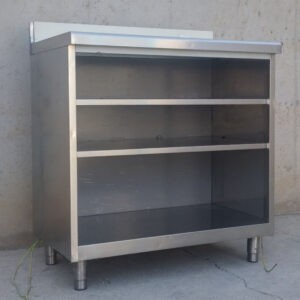 Moble inox 3 lleixes 100x60x104cm d'ocasió a cabauoportunitats.com. Balaguer - Lleida - Catalunya