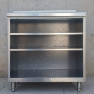 Moble inox 3 lleixes 100x60x104cm d'ocasió a cabauoportunitats.com. Balaguer - Lleida - Catalunya