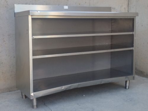 Moble d'inox taulell + 3 lleixes 150cm d'ocasió a cabauoportunitats.com Balaguer - Lleida - Catalunya