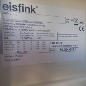 Frigorífico EISFINK MULTIPOLAR 60x58x158cm de ocasión en cabauoportunitats.com