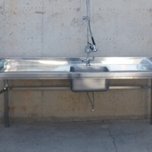 Fregadero con patas 205cm de ocasión en cabauoportunitats.com