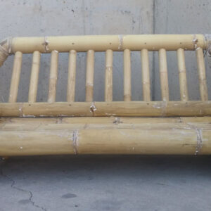 Sofá, sillones y mesa terraza bambú de ocasión en cabauoportunitats.com