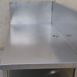 Mesa de inox 175x75cm de ocasión en cabauoportunitats.com