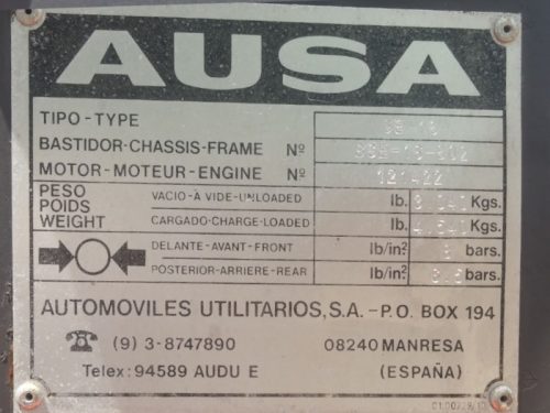 Carretilla elevadora AUSA CE-16 ↑340cm de ocasión en cabauoportunitats.com