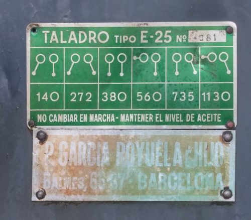 Taladro columna LIDER de ocasión en cabauoportunitats.com
