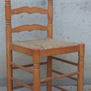Silla torneada asiento enea de ocasión en cabauoportunitats.com