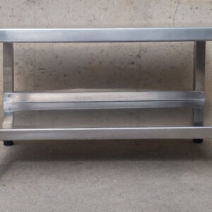 Mesa inox 92x58x53cm de ocasión en cabauoportunitats.com