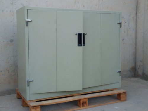 Armari metàl·lic portes plegables 125x45x100cm d'ocasió a cabauoportunitats.com Balaguer - Lleida - Catalunya