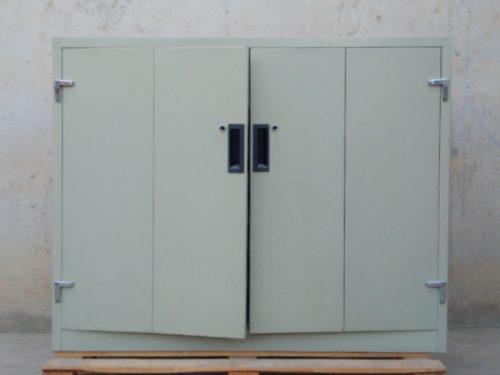 Armari metàl·lic portes plegables 125x45x100cm d'ocasió a cabauoportunitats.com Balaguer - Lleida - Catalunya