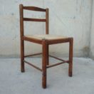 Cadira de fusta i boga 40x40cm d'ocasió a cabauoportunitats.com Balaguer - Lleida - Catalunya