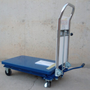Carro amb plataforma elevadora 77x45cm d'ocasió a cabauoportunitats.com Balaguer - Lleida - Catalunya