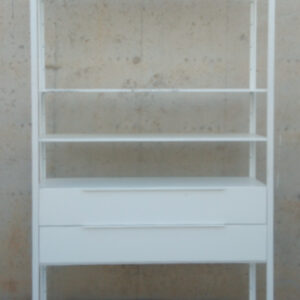 Estantería blanca 118x35cm de ocasión en cabauoportunitats.com