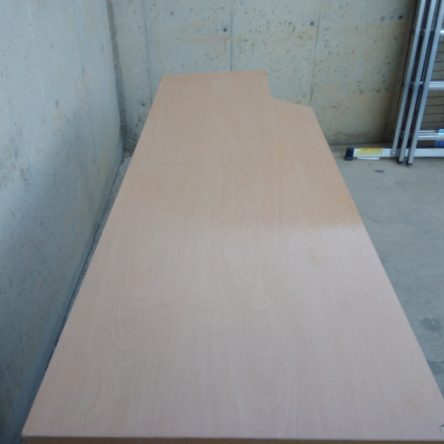 Escritorio color haya 180cm de ocasión en cabauoportunitats.com