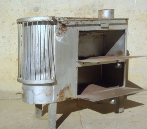 Estufa llenya amb forn 70x27x63cm d'ocasió a cabauoportunitats.com Balaguer - Lleida - Catalunya