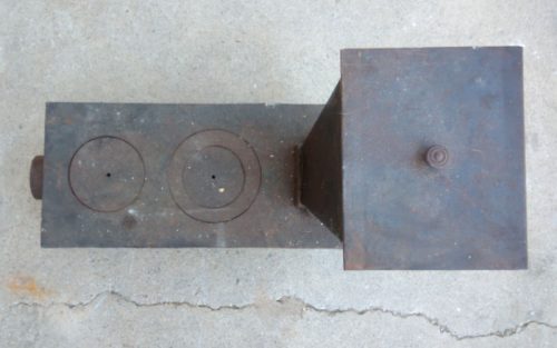 Estufa antigua con hornillo de ocasión en cabauoportunitats.com