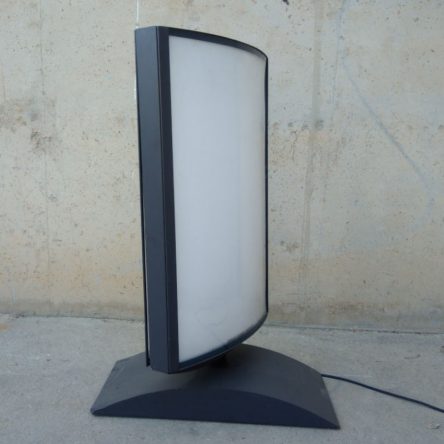 Letrero luminoso rotativo en cabauoportunitats.com