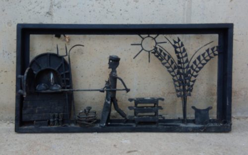 Quadre forner en ferro 65x32cm d'ocasió a cabauoportunitats.com Balaguer - Lleida - Catalunya