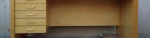 Taula fusta pi despatx 170x75cm d'ocasió a cabauoportunitats.com Balaguer - Lleida - Catalunya