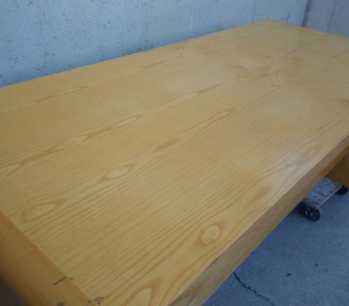 Taula fusta pi despatx 170x75cm d'ocasió a cabauoportunitats.com Balaguer - Lleida - Catalunya