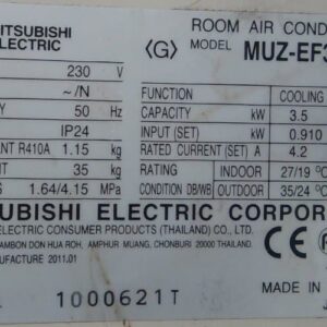 Aire condicionat MITSUBISHI 3000 frigories d'ocasió a cabauoportunitats.com Balaguer - Lleida - Catalunya