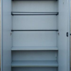 Armario gris oficina 202cm de ocasión en cabauoportunitats.com