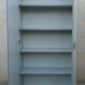 Armario de oficina color gris 198cm de ocasiรณn en cabauoportunitats.com