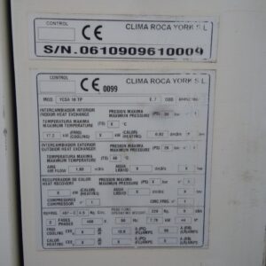 Enfriadora de agua CLIMA ROCA YORK 17,2kW  de ocasión en cabauoportunitats.com