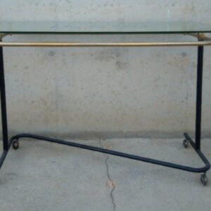 Burra con superfície de cristal 138cm de ocasión en cabauoportunitats.com