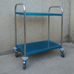 Carro de acero inoxidable nuevo 39x70x95cm en cabauoportunitats.com