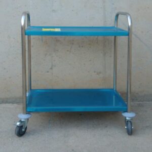 Carro de acero inoxidable nuevo 39x70x95cm en cabauoportunitats.com