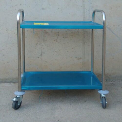 Carro de acero inoxidable nuevo 39x70x95cm en cabauoportunitats.com
