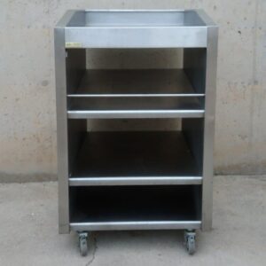 Carro inox i fusta 75x85x130cm d'ocasió a cabauoportunitats.com Balaguer - Lleida - Catalunya