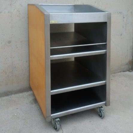 Carro inox i fusta 75x85x130cm d'ocasió a cabauoportunitats.com Balaguer - Lleida - Catalunya