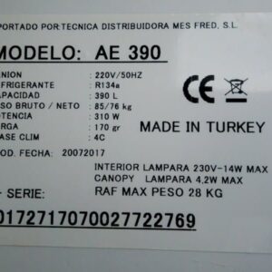 Congelador expositor porta vidre 180cm d'ocasió a cabauoportunitats.com Balaguer - Lleida - Catalunya