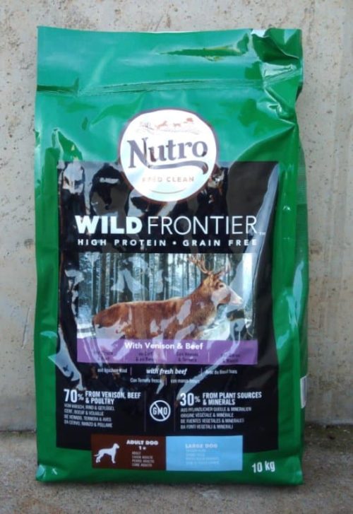 Pienso perro adulto NUTRO WILD FRONTIER 10kg de ocasión en cabauoportunitats.com