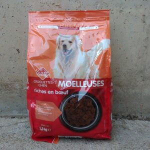 Croquetes per a gossos vedella 1,5kg d'ocasió a cabauoportunitats.com Balaguer - Lleida - Catalunya