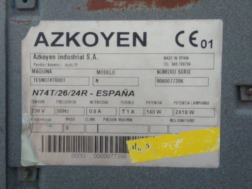 Máquina de trabajo AZKOYEN N 24 canales de ocasión en cabauoportunitats.com