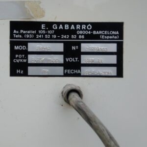 Màquina tallar pa E GABARRÓ TP-43 d'ocasió a cabauoportunitats.com Balaguer - Lleida - Catalunya