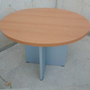 Taula rodona auxiliar oficina ø100x74cm d'ocasió a cabauoportunitats.com Balaguer - Lleida - Catalunya