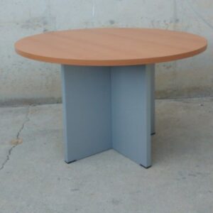 Taula rodona auxiliar oficina ø100x74cm d'ocasió a cabauoportunitats.com Balaguer - Lleida - Catalunya