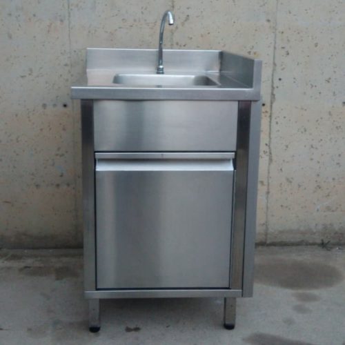 Fregadero rinconero con pedal de ocasión en cabauoportunitats.com