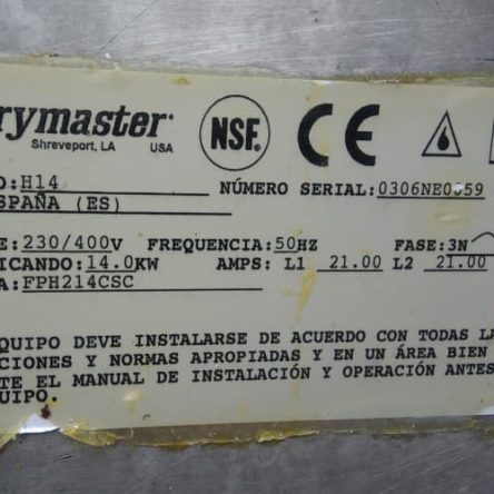 Freidora FRYMASTER H14 de ocasión en cabauoportunitats.com