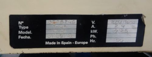 Màquina tallar pa sobretaula d'ocasió a cabauoportunitats.com Balaguer - Lleida - Catalunya