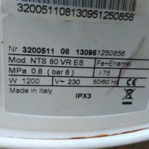 Calentador de agua SIMAT 80 litros de ocasión en cabauoportunitats.com