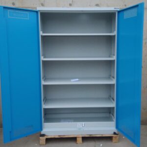 Armario metálico ventilado 120x50cm de ocasión en cabauoportunitats.com