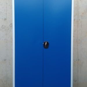 Armario metálico azul 96x42x195cm de ocasión en cabauoportunitats.com
